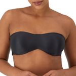 Lilyette by Bali Women's Tailored Strapless Minimzer Bra, Black, 38DD