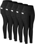 CHRLEISURE Leggings with Pockets fo