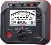 GuliTech Japan Sanwa MG5000 MG1000 MG500 M53 High-Voltage Digital Insulation Resistance Tester 5000V/1000V/500V/500V Display Megohmmeter Electronic Insulation Testers(MG5000)