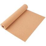 BENECREAT 40x350cm Cork Board Roll, 1mm Thick Rectangular Natural Cork Piece, Cork Sheet Roll for Bulletin Boards, Wall Decorations, DIY Crafts