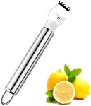 Livtor Stainless Steel Lemon Grater Zester, Orange Citrus Peeler with Channel Knife