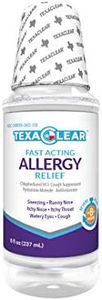 TexaClear Allergy Relief - Fast Acting Dye Free Liquid Cough Suppressant & Antihistamine – 8 Hour Relief (8 fl oz)