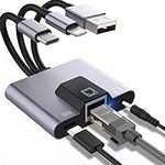 JOOPSHEE USB to Ethernet Adapter,3-