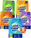 Giotto Laundry Detergent Sheets, Eco-Friendly, Liquidless Earth Laundry Sheets Breeze Detergent for Travel, Home and Dorm with HE Machine, 100 Loads, Ocean Breeze Scent