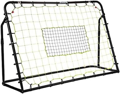 Franklin Sports Soccer Rebound Net - Training Soccer Net - Perfect for Backyard Soccer Practice - Portable 6'x4' Net with Steel Frame - Black (30149X)