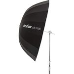 Godox UB-130S 51 inch 130cm Parabolic Black Reflective Umbrella Studio Light Umbrella with Black Silver Diffuser Cover Cloth