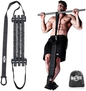 INNSTAR Pull up Assist Band System Adjustable Anti Snap Chin Up Assistance Elastic Resistance Band “Patent Pending” (Black)