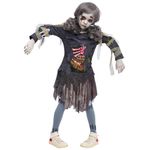 Spooktacular Creations Scary Halloween Zombie Girl Living Dead Monster Child Costume for Girls