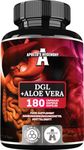 DGL + Aloe Vera (Licorice + Aloe Vera Powder) 500mg - 180 Vegan Capsules -6 Months Supply - Digestive and Resilience Support Supplement - by Apollo's Hegemony