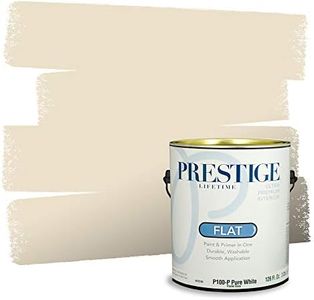 PRESTIGE Paints Interior Paint and Primer In One, 1-Gallon, Flat, Comparable Match of Valspar* Malted Milk*