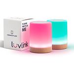 LuvLink Friendship Lamp v2 Extended WiFi Range - Simple Bluetooth Setup (Set of Two)