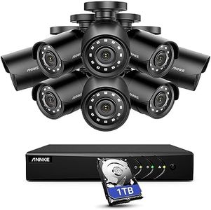 ANNKE 8 Channel 3K Lite Home Security Camera System, H.265+ Surveillance DVR with 1TB HDD and 8X 1080P HD Outdoor Weatherproof CCTV Cameras, 100ft Night Vision, Easy Remote Access, Smart Playback