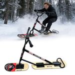 Professional Snowmobile Scooter for Adults with 360° Rotation and Dual Blades | All-Terrain Sled for Backcountry Trails, Groomed Slopes & Off-Road Snow Adventures