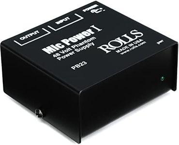 rolls, 1 Phantom Power Adapter (PB23)