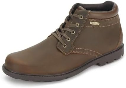 ROCKPORT Men's Rugged Bucks Waterproof Boot,Tan,9.5 M US