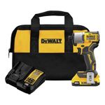 DEWALT 20V MAX Brushless Cordless Impact Driver 1/4-In, Lightweight, Variable Speed, LED (DCF840D1)