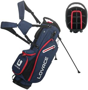 LOVACE 14-Way Golf Stand Bag, Lightweight Golf Bag with Stand for Men and Women (Blue)