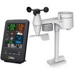 National Geographic 5-in-1 Wireless Weather Station with Color Display, Multi-Sensor, Indoor Climate Indicator