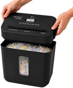 STöK (ST-25CC) 8-Sheet Cross-Cut Paper Shredder for Home & Office, P-4 High Security Level, Quiet Credit Card Shredder with Jam Proof System, 15 Liter Bin Capacity (One Year Warranty)
