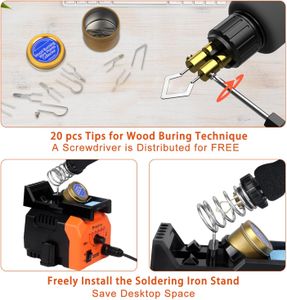 Preciva 40W Wood Burning Kit – Pyrography Tool Set