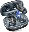 Sleep Earbuds, Mini ANC Wireless Earbuds Bluetooth 5.4 Headphones Deep Bass Stereo, 48H Playtime Ear Buds, 4 ENC Noise Cancelling Mic, In Ear IP7 Waterproof Earphones for Side Sleepers,Touch Control