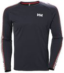 Helly Hansen Men's Lifa Active Stripe Crew Shirt, New Item, M UK