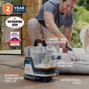 Vax SpotWash Pet Spot Cleaner – Portable Carpet & Upholstery Cleaner