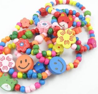12 Piezas Pulsera Amistad Pulsera Niña Pulsera Brazaletes para niños, brazaletes de Abalorios de Princesa y brazaletes de joyería para el Favor de la Fiesta de los niños