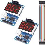 DKARDU 2 pcs HC-SR04P/SR04 Ultrasonic Sensor ranging Display Module 5V Test Board Display Range Finder LED Display Module with Dupont Cable for Arduino Robot