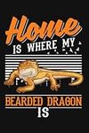 Notebook With Bearded Dragon: Home 