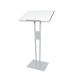 Table Top Podium Stand Portable Church Pulpit Teacher Podium Floor Lectern Podium Stand Up Desk Speakers Podium Portable Presentation Concert Podium for Restaurants, Weddings, Office And Classrooms (
