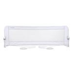 Dreambaby Nicole Bed Guard Rail for Toddlers - Extra Wide 150cm & 50cm Tall - Easy Assembly, Washable Cover, Safe Transition from Cot-to-Bed - Fits King Size Beds - White