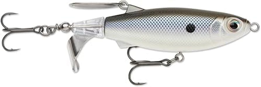 Rapala Clap Tail 110 Topwater Lure, Surface Hard Bait, Bass Fishing Lure, Loud Clacking Tail Action, 4-3/8", Black Back Shad