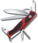 Victorinox, Ranger 78 M Grip, Swiss Army Pocket Knife, Large, Multi Tool, Camping, 12 Functions, Blade, Screwdriver 3 mm, Bottle opener, Lockable Blade, One Hand