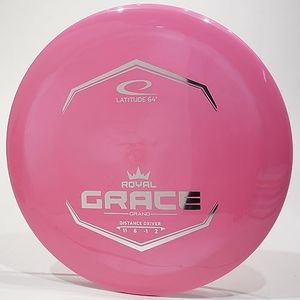 Latitude 64 Grace (Royal Grand) Distance Driver Golf Disc, Pick Weight/Color [Stamp & Exact Color May Vary] Pink 173-174 Grams