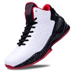 Beita Boys Basketball Shoes Fashion Sneakers Sport Shoes Breathable Anti Slip High Upper White