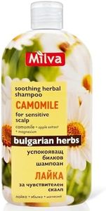 Milva Chamomile Shampoo with Magnesium & Apple Extract - Natural Hair Lightening Shampoo for Blonde Hair - Clarifying Shampoo for Dry Scalp - Itchy Scalp Treatment - Deep Cleansing Shampoo - 200 ML