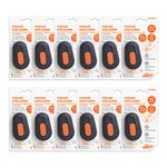 Slice 10515-CS Mini Box Cutter, Ceramic Blade Locks Into Position, Right or Left Handed Mini Cutter, Keychain Knife, Finger Friendly & Safe Package Opener 12 Pack