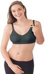 Medela Women's Non-Wired Nursing Bra (10.0006_Black_Large)