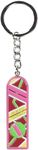 Ergugos Pink Hoverboard Keychain for Men Boys Cool Stainless Steel Keyring Purse Pendant Handbag Bag Decoration, Medium, Pink