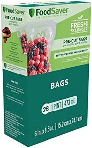 FoodSaver 28 Pint-sized Bags with unique multi layer construction, BPA free