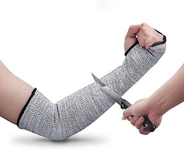 ZITU ISCHYROS Arm Protection Sleeve Cut Resistant Arm Sleeves for Women Men with Thumb Slot 18"