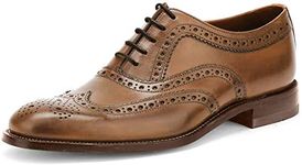 Loake Men's Leather Fearnley Oxford Brogues Tan 10