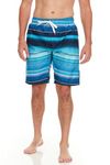 Kanu Surf Men's Barracuda Swim Trunks (Regular & Extended Sizes), Horizon Navy, S