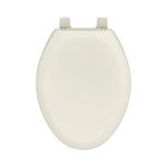 Gerber Toilet Seat Slow Close, Elongated Toilet Seat with Cover G009921309, Biscuit