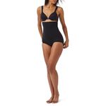 Spanx SPANXsculpt Power Series High-Waisted Brief - Lightweight All-Day Comfort - Core Control Shapewear - High-Waisted Underwear - Very Black - Medium