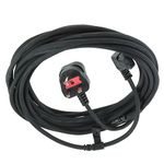 SPARES2GO Mains Power Cable compatible with Kirby Generation G3 G4 G5 G6 G7 Vacuum Cleaner (10m)