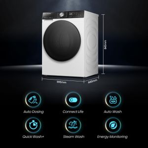 Hisense 12kg Front Load Washing Machine – Large Capacity Laundry Appliance
