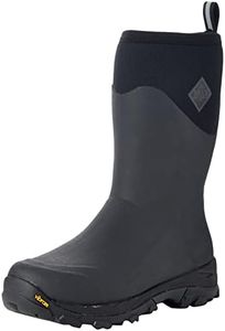 Muck Boots Men's Arctic Ice Mid AGAT Thermal Waterproof Wellington, Black, 13