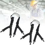 J U H U T O N G 2 piece Hard Hat Adjustable Strap Chin Strap Universal Safety Helmet Strap - compatible with most hard hats on the market